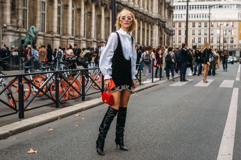 Viktoria Rader auf der Pariser Fashion Week
