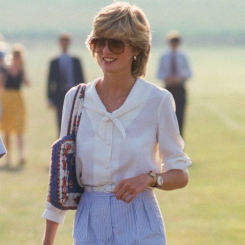 Lady Diana: in blauer Hose