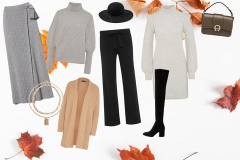 Combine cashmere in style: 10 looks that will make your fashion heart beat faster in autumn "loading =" lazy