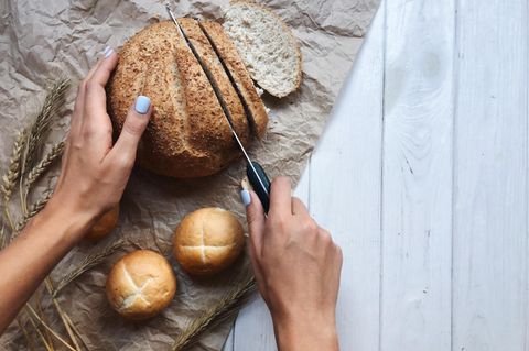 Haushalts-Tricks: Brot schneiden