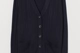 H&M cardigan with ribbed pattern in dark blue "loading =" lazy