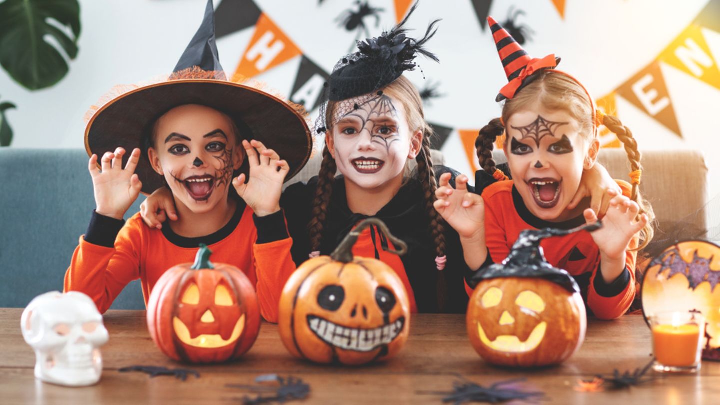 1 Satz Kostüm kreative schreckliche Polyester-Halloween-Kleidung für Kinder Kind