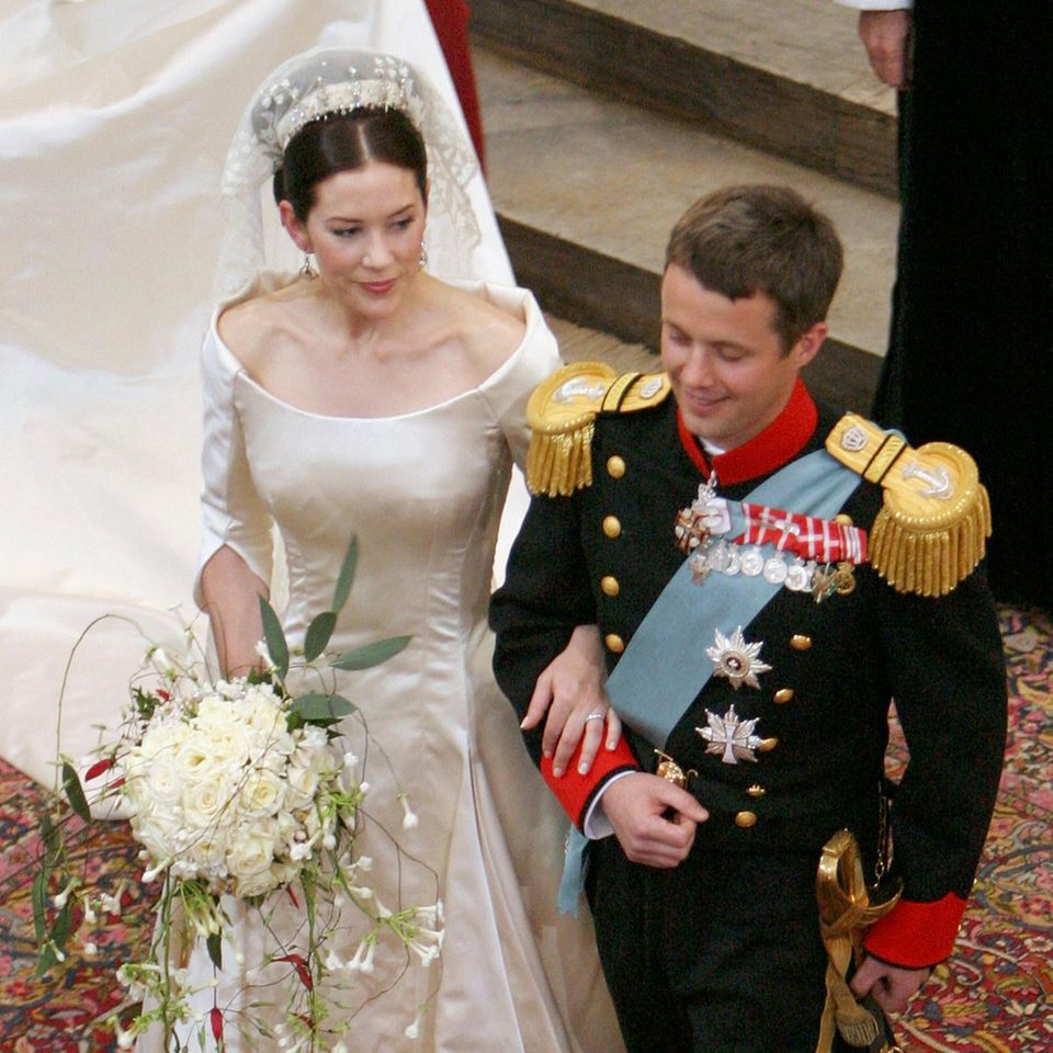 Royale Hochzeitskleider: Prinzessin Mary