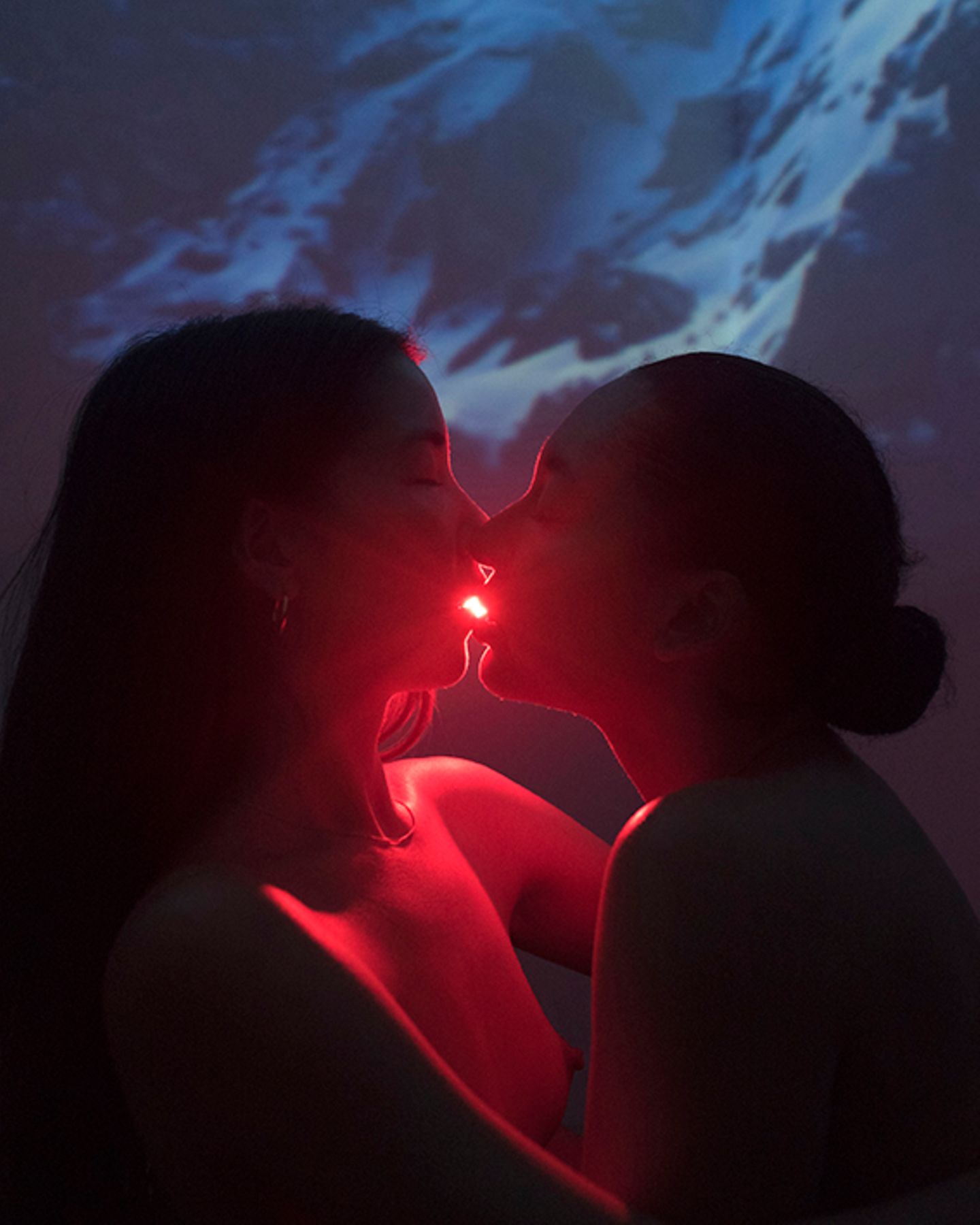 New Queer Photography: Paar Kuss Licht