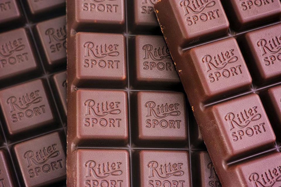 Markennamen: Ritter-Sport-Schokolade