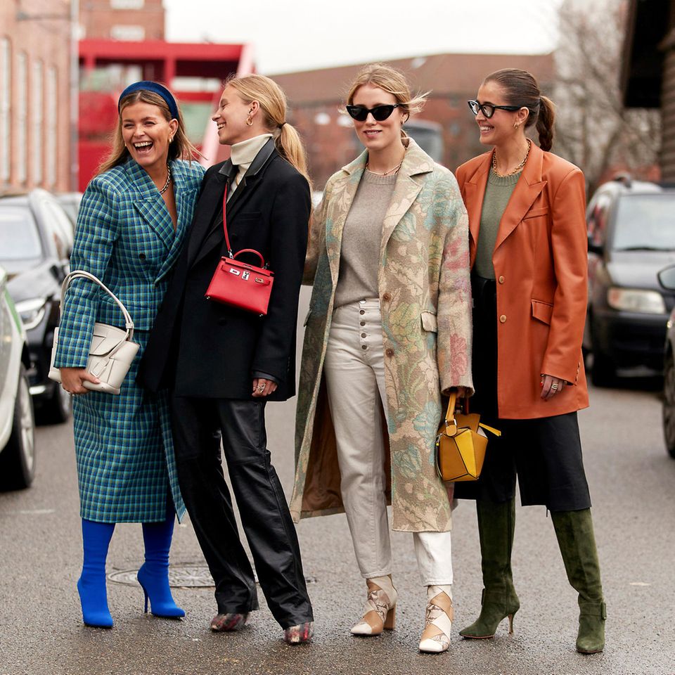 Trend Hosen: Influencerinnen auf der Fashion Week