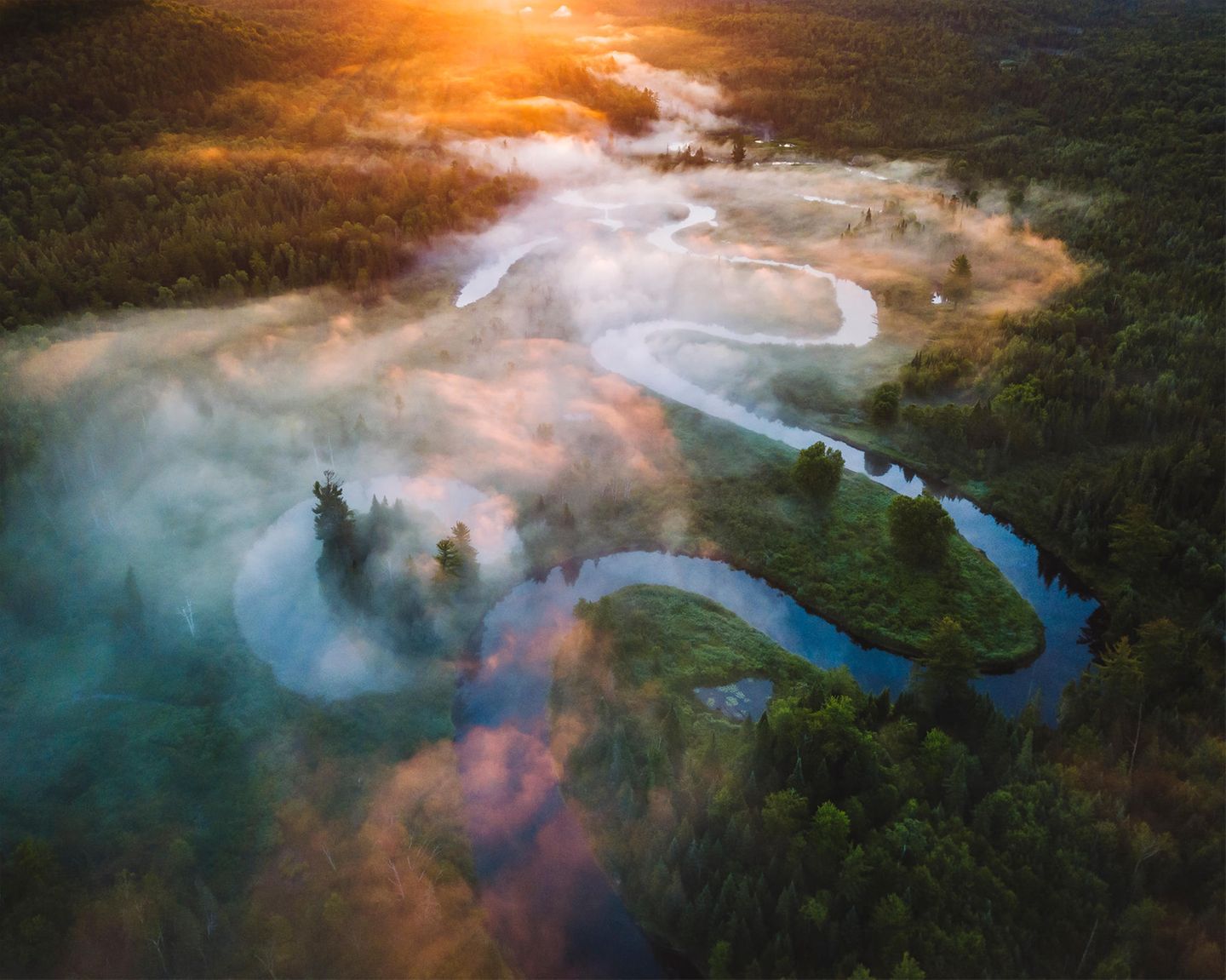 ILPOTY 2020: Fluss von oben