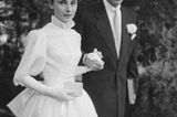 Promi-Brautkleider: Audrey Hepburn und Mel Ferrer