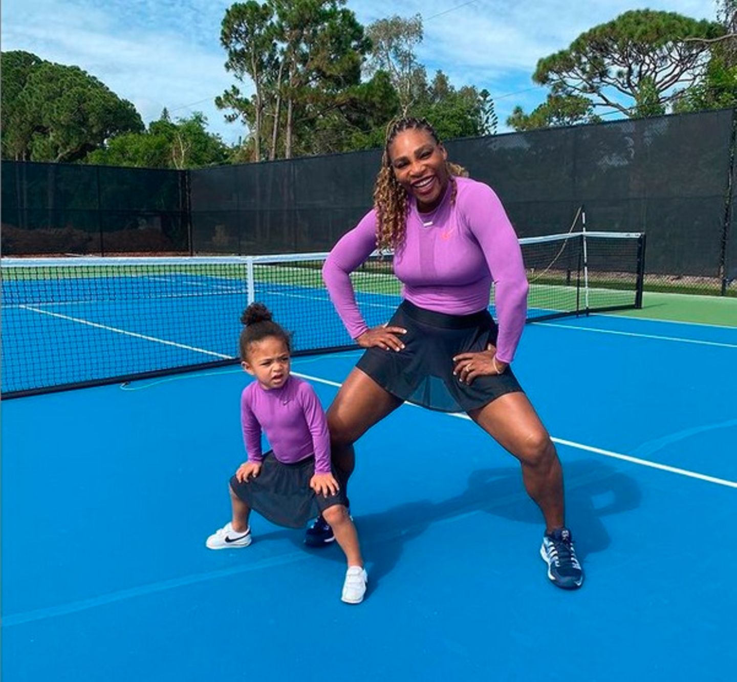 Style-Twins: Serena Williams und Tochter Alexis Olympia Ohanian Jr.