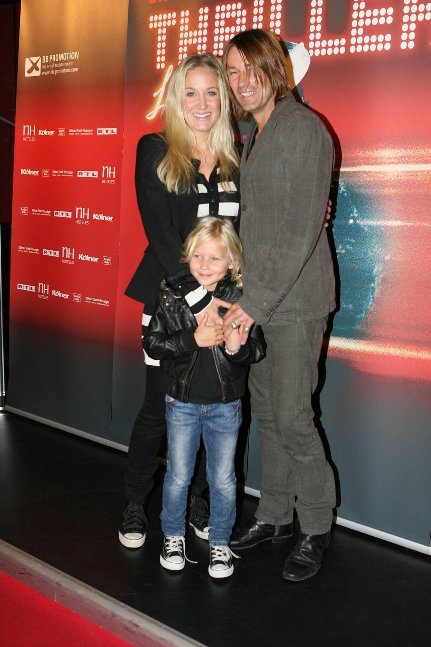 Promi-Nachwuchs: Janine Kunze mit Tochter Lilli und Dirk Budach