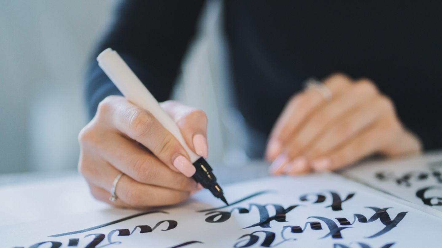 Handlettering Zahlen Tipps, Ideen und Beispiele BRIGITTE.de