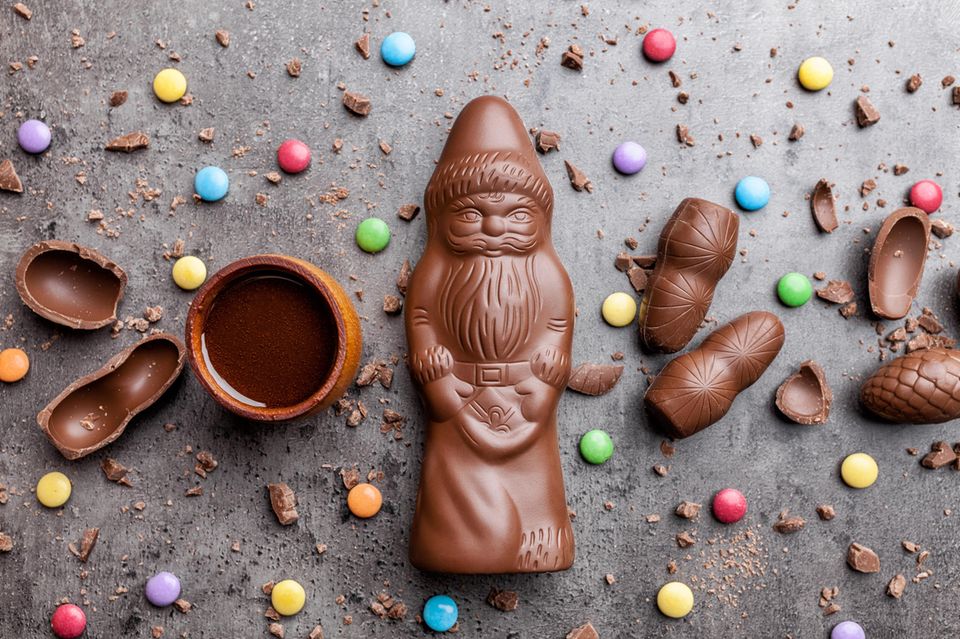 Schokoladenreste: Schoko-Nikolaus