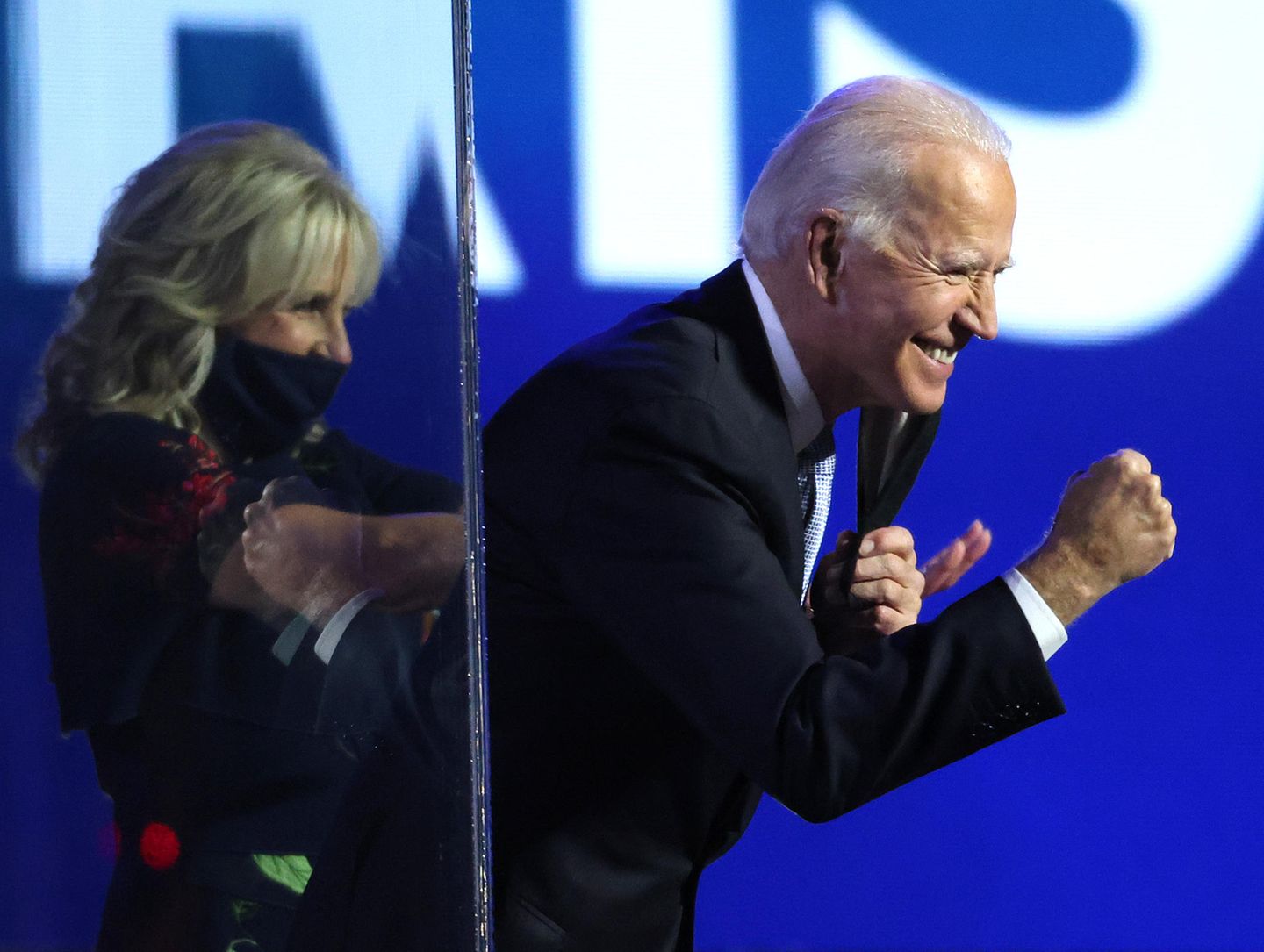 Bewegende Momente 2020: Joe Biden mit Dr. Jill Biden