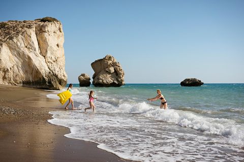 Zypern: Familie am Strand
