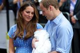 Herzogin Kate + Prinz William: mit Prinz George
