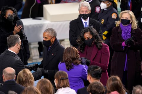 Michelle Obama: Kamala Harris und Hillary Clinton