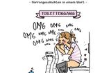Mütter Comics: Frau auf Toilette