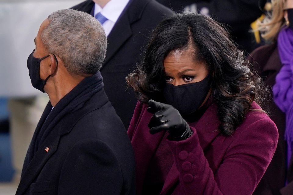 Barack + Michelle Obama bei Amtseinführung