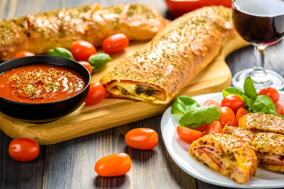 Stromboli: Gerollte Pizza