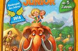 Das Spiel: Ihr begebt euch in die Steinzeit, müsst strategisch Ressourcen verwalten und euer Dorf aufbauen. Gewonnen hat der Spieler, der als erstes drei Hütten fertiggestellt hat. Geeignet ist dieses Spiel für die ganze Familie, ab 5 Jahren.  Kosten: ca. 28 Euro (babyandfamily.de)