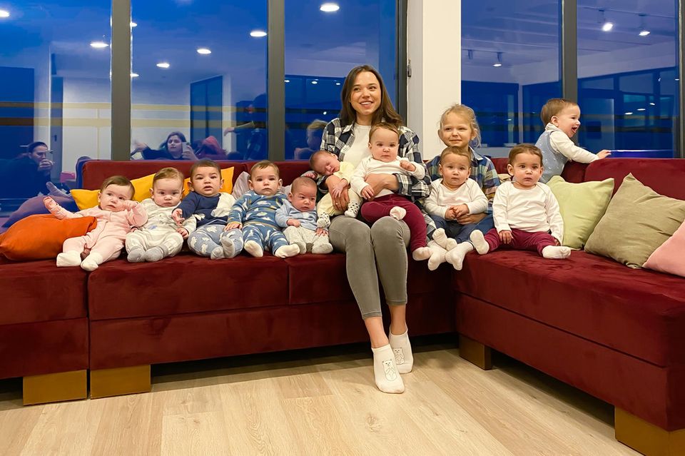 Diese Frau hat elf Kinder – und es sollen noch mehr werden: Christina und ihre Kinder