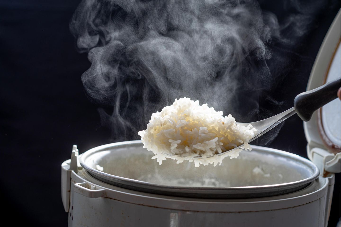 Rückruf: Kochender Reis