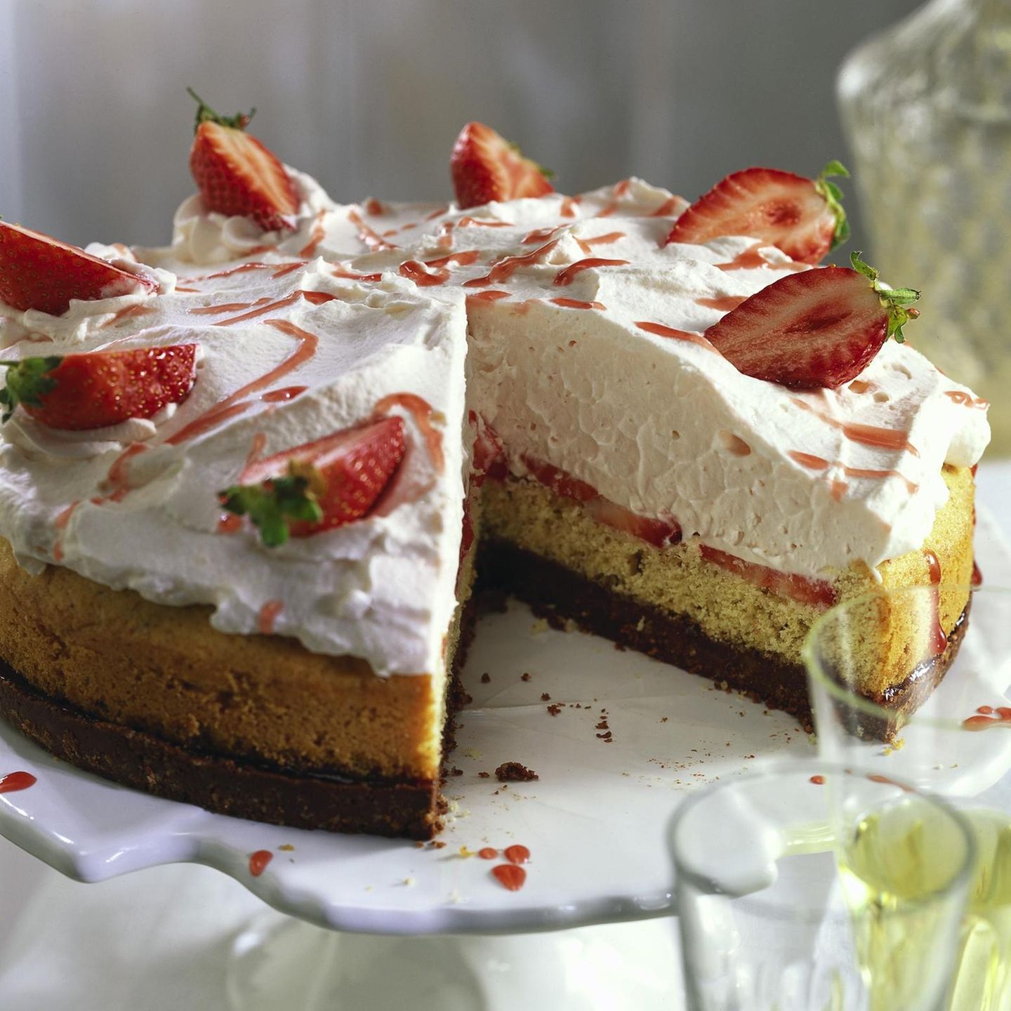 Erdbeer-Campari-Torte