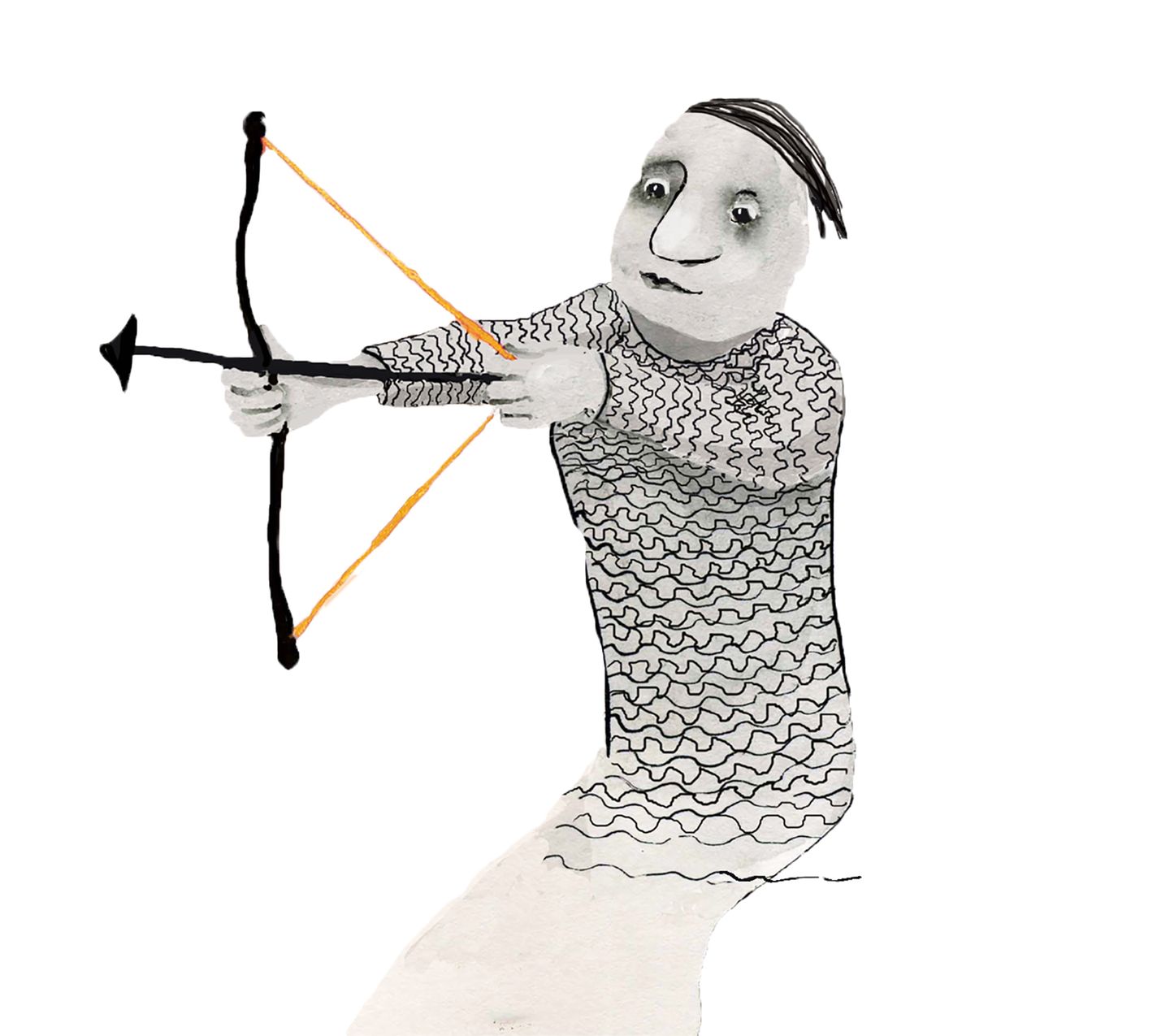 Illustration Sternzeichen Schütze