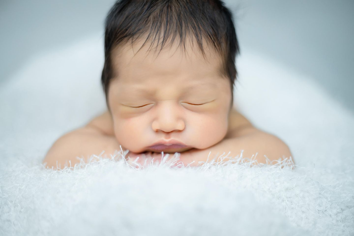 Nicht schwanger werden: Baby schläft
