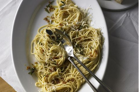 Spaghetti mit Rosmarin-Butter-Soße