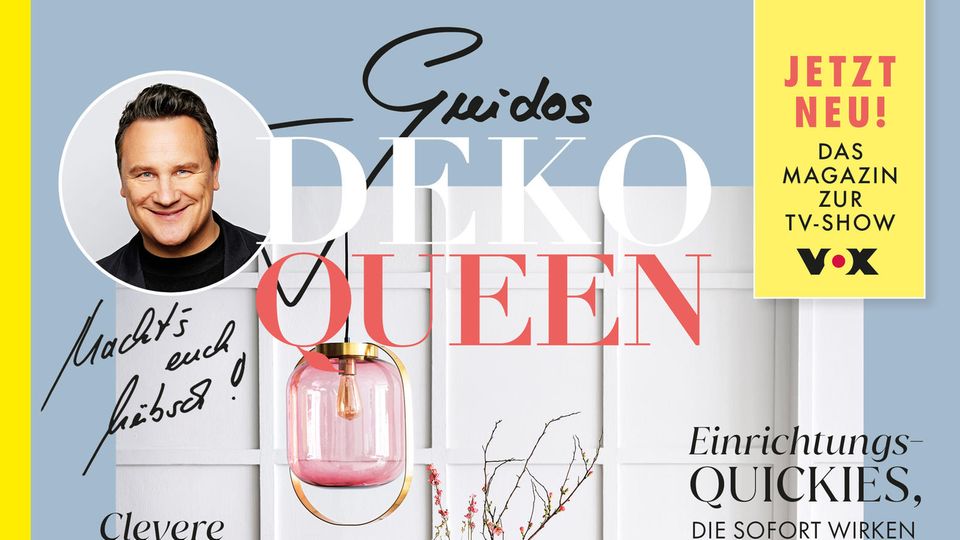 Ab dem 18. März gibt es Guidos Deko Queen am Zeitschriftenstand eures Vertrauens.