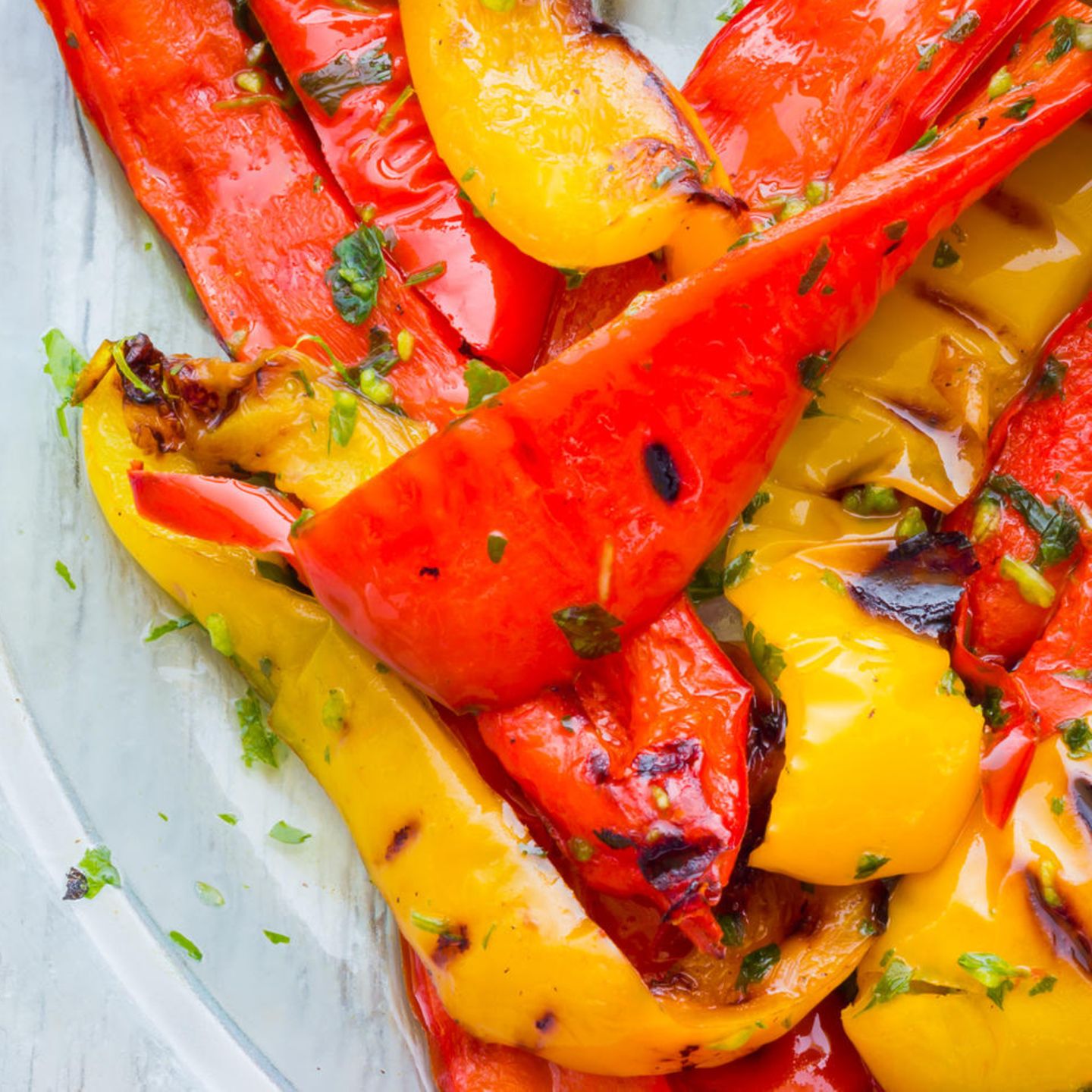 Gegrillte Paprika