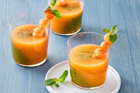 Papaya-Pfirsich-Smoothie
