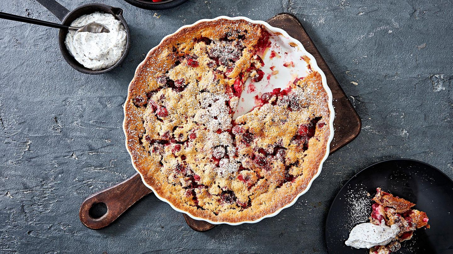 Cranberry-Clafoutis | BRIGITTE.de