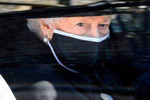 Queen Elizabeth: "Ich sende Ihnen meinen aufrichtigen Dank": Die Königin im Auto vor der Trauerfeier