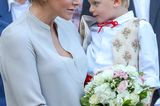 Royale Mütter: Fürstin Charléne von Monaco mit Sohn Jacques
