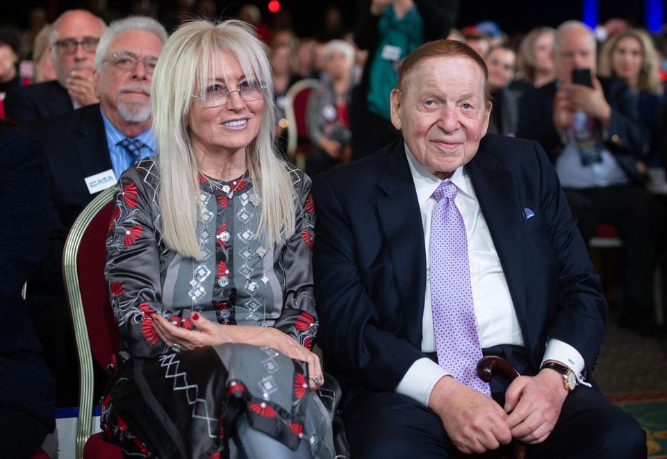 Die reichsten Frauen der Welt: Miriam Adelson mit Ehemann Sheldon Adelson