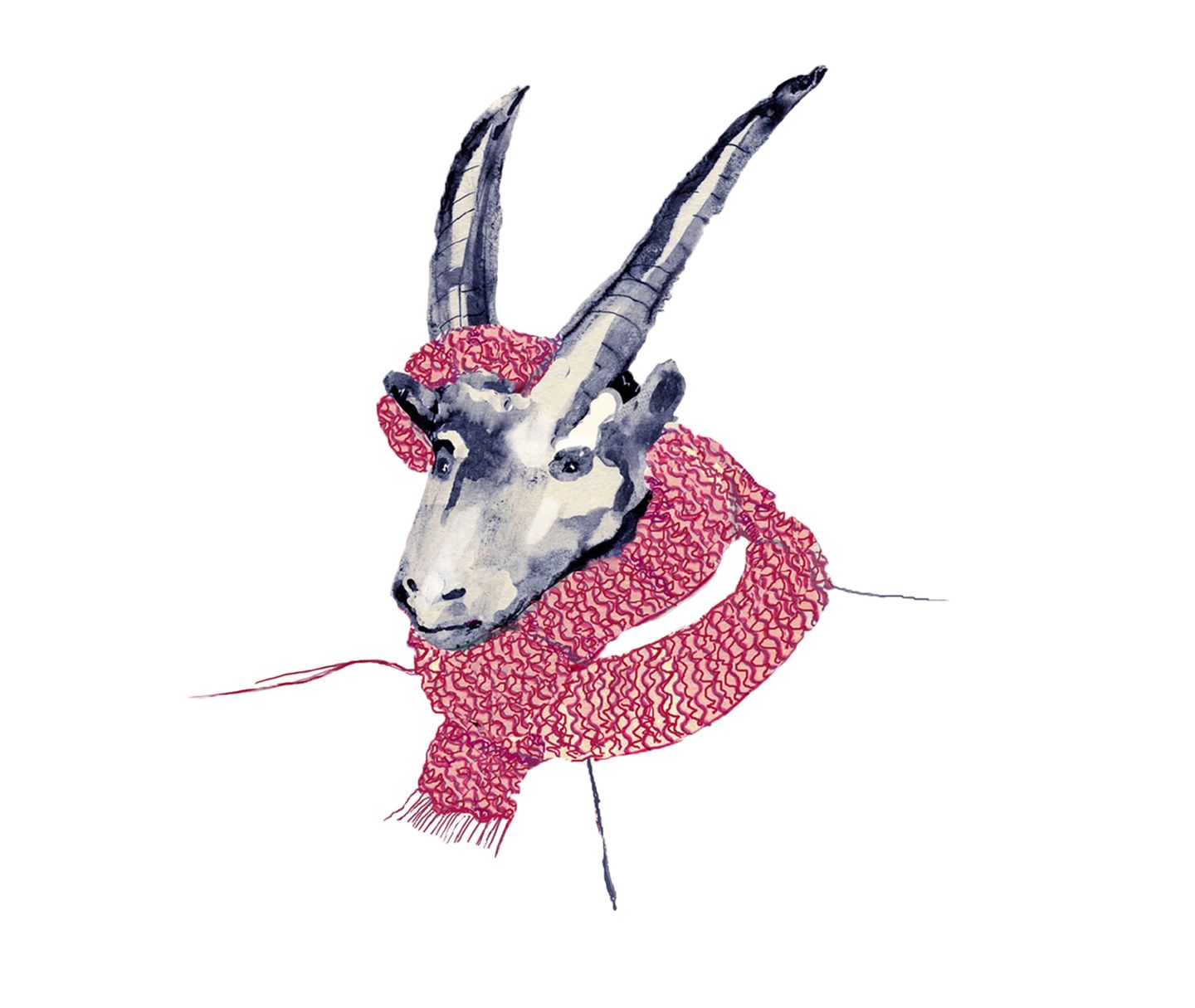 Illustration des Sternzeichens Steinbock