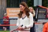 Auch Tennis kann Kate stylisch spielen