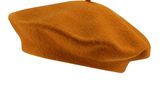 40er Jahre Mode: orangene Baskenmütze