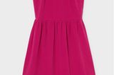 Ein Kleid, das garantiert binnen kürzester Zeit Favoriten-Status in deinem Kleiderschrank genießt.Vor allem der tolle Neckholder-Auschnitt machen dieses pinkfarbene Dress aus Bio-Baumwolle zu einem echten Hingucker. Von C&A, um 40 Euro.