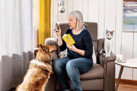 Tierkommunikation: Gitta mit Leica und Lissi