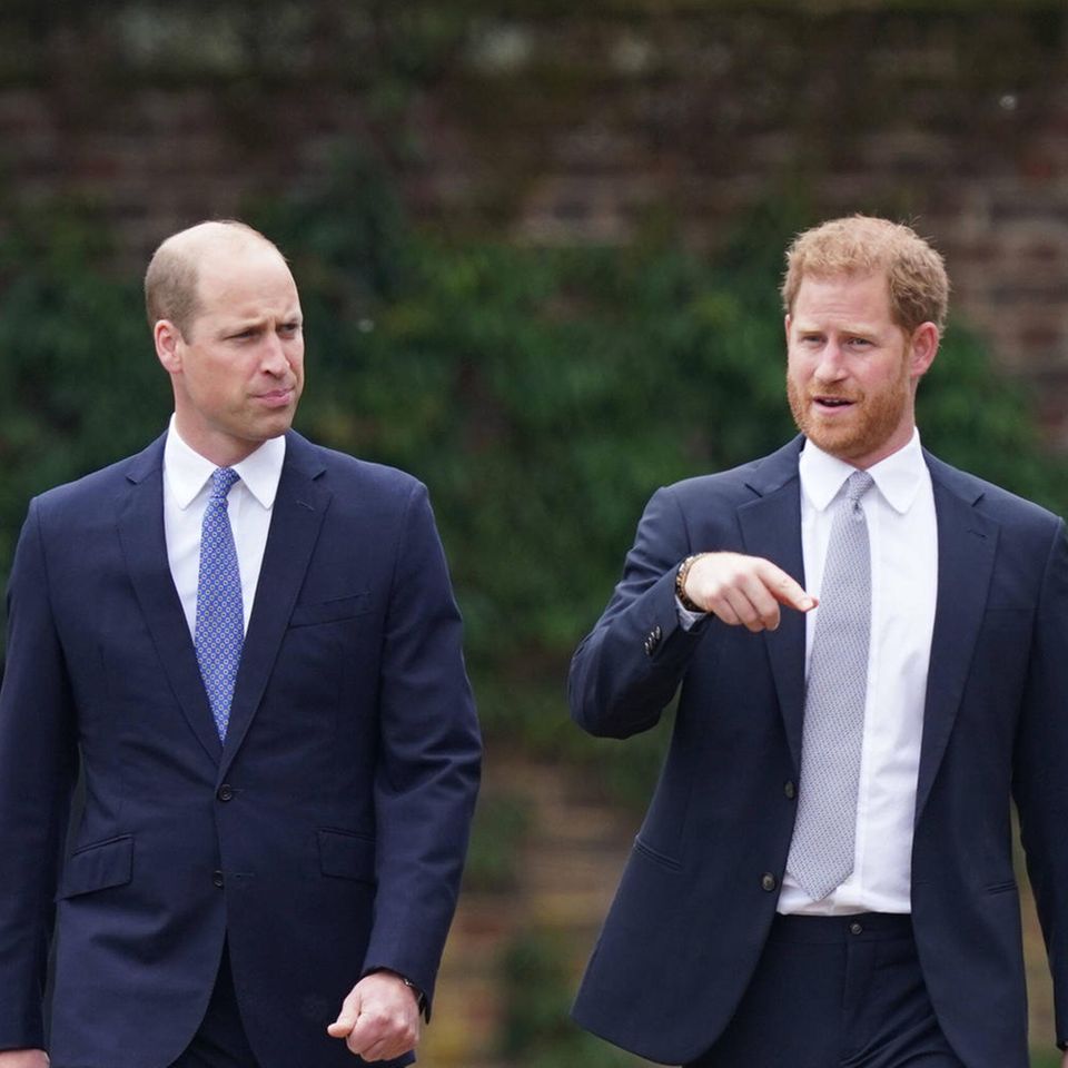 Prinz William + Prinz Harry: "Jeden Tag wünschen wir uns, sie wäre noch immer bei uns": Prinz William und Prinz Harry