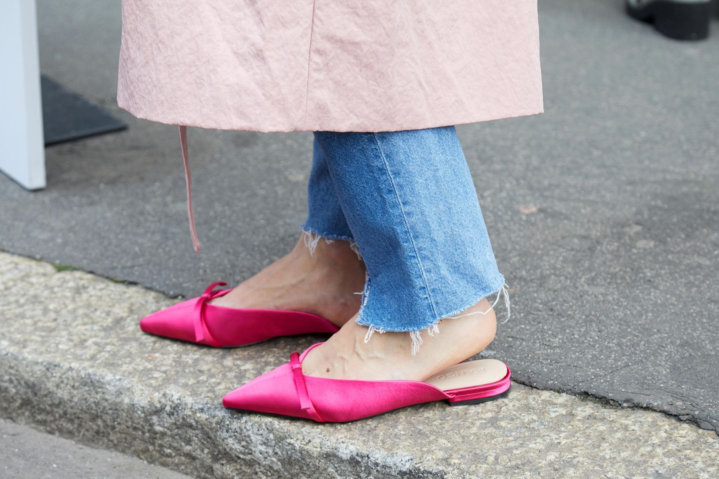 Schuhtrends 2021: Slip-Shoe in pink