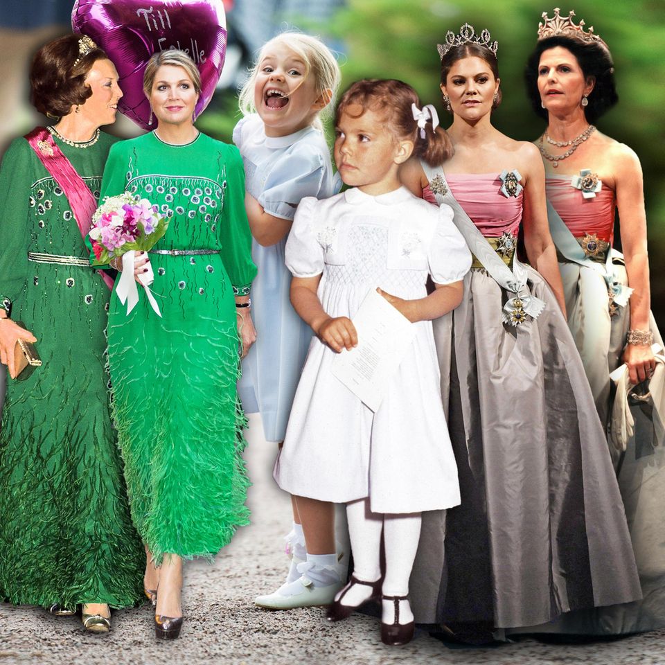 Royals: Sie bedienen sich am Kleiderschrank ihrer Mütter