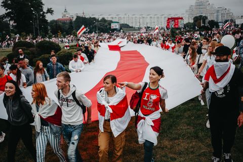 Friedliche Proteste in Belarus