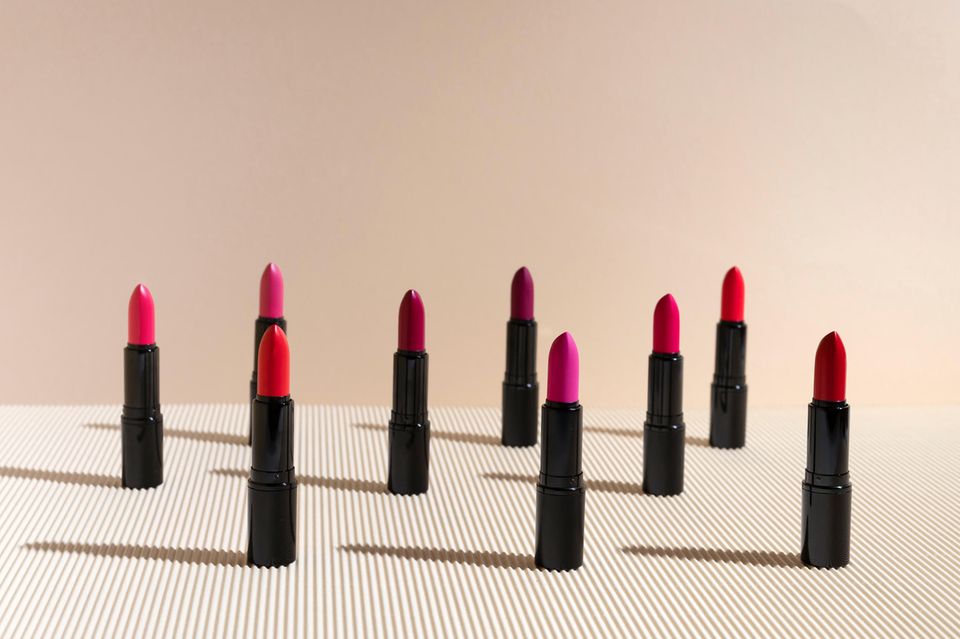Einer für alle: Lippenstifte in verschiedenen Nuancen