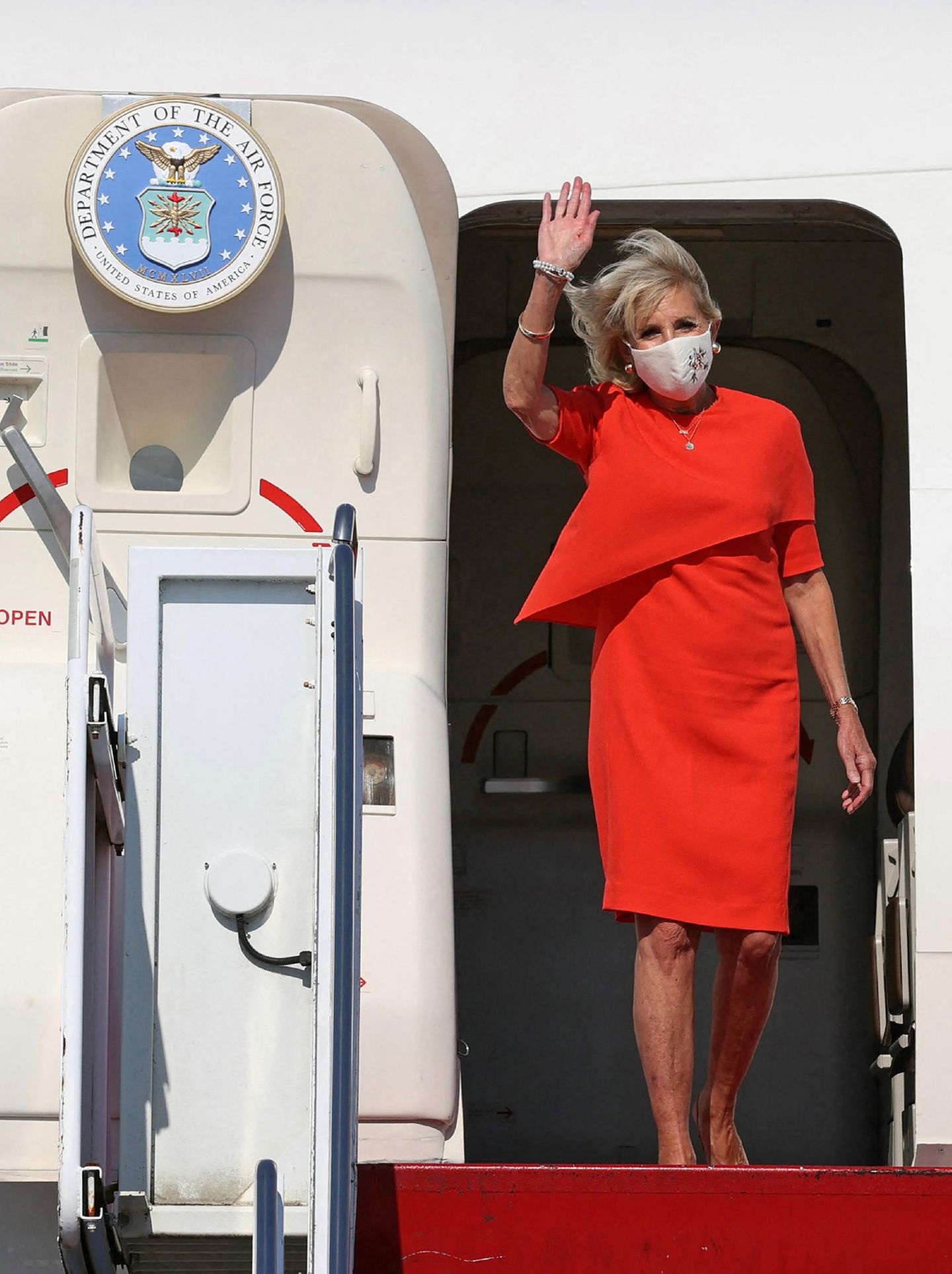 Jill Biden landet in Tokio