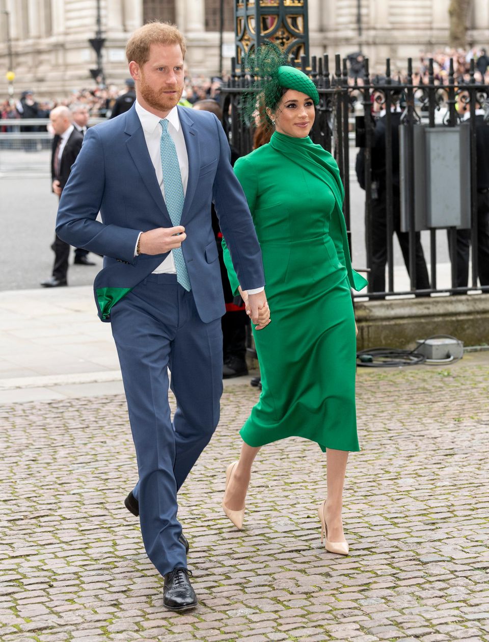 Meghan Markle und Prinz Harry bei ihrem letzten offizielen Auftritt als Royals.