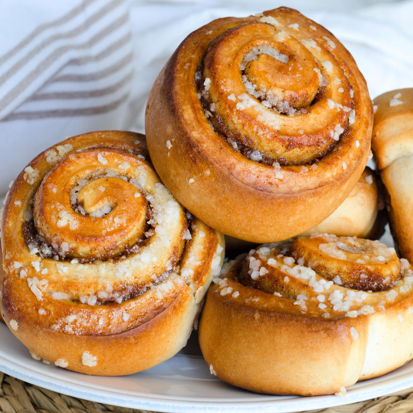 Schwedische Zimtschnecken - Kanelbullar